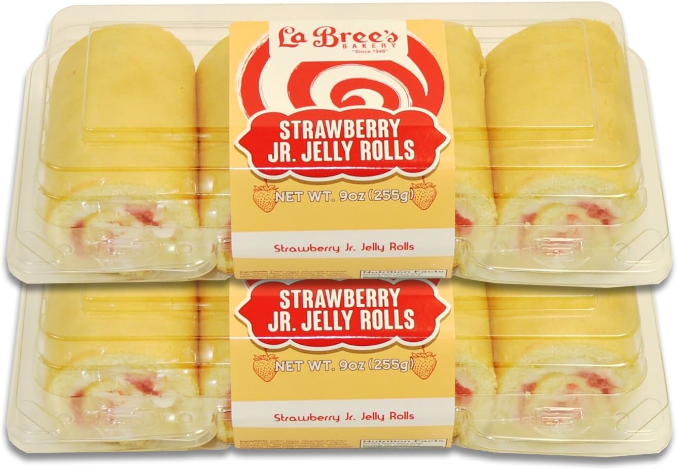 Junior Cake Rolls - 2 Packages (Strawberry Jelly)