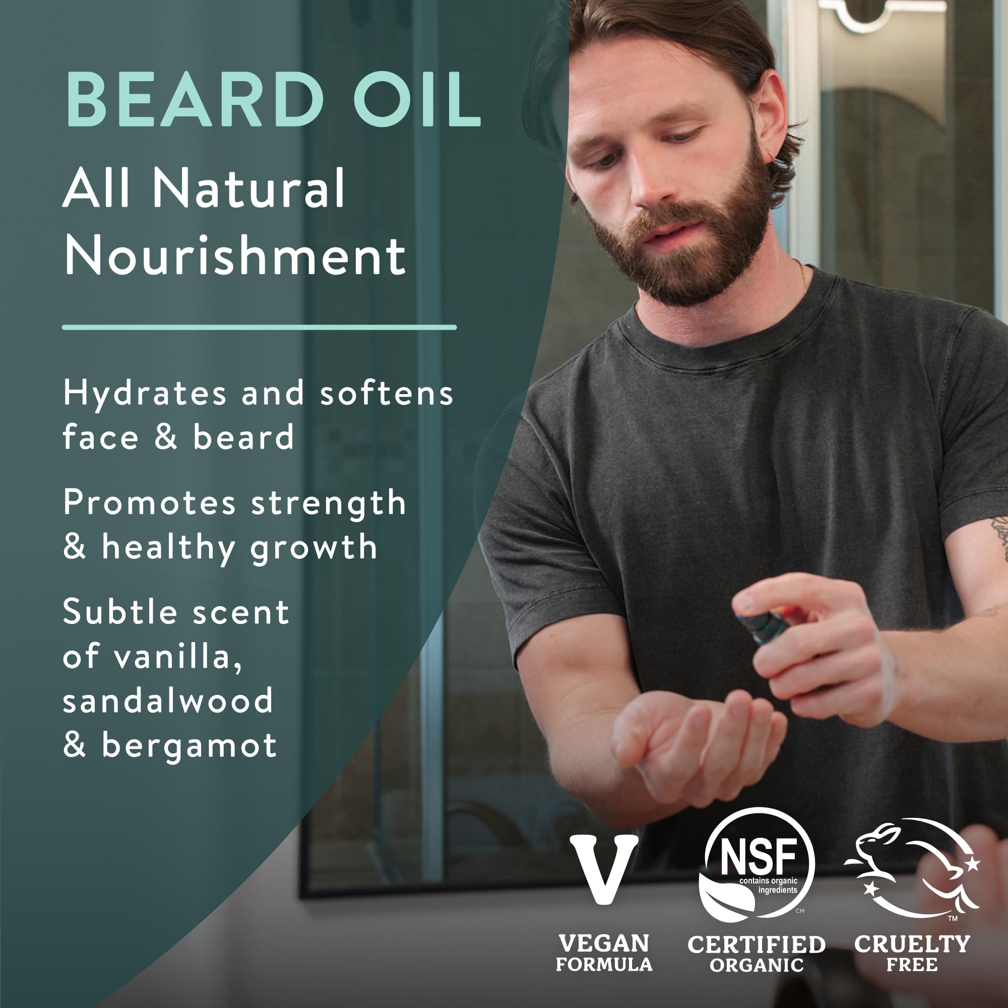 Navigator Class Man Care Beard Conditioning Oil Badger butelka 1 oz