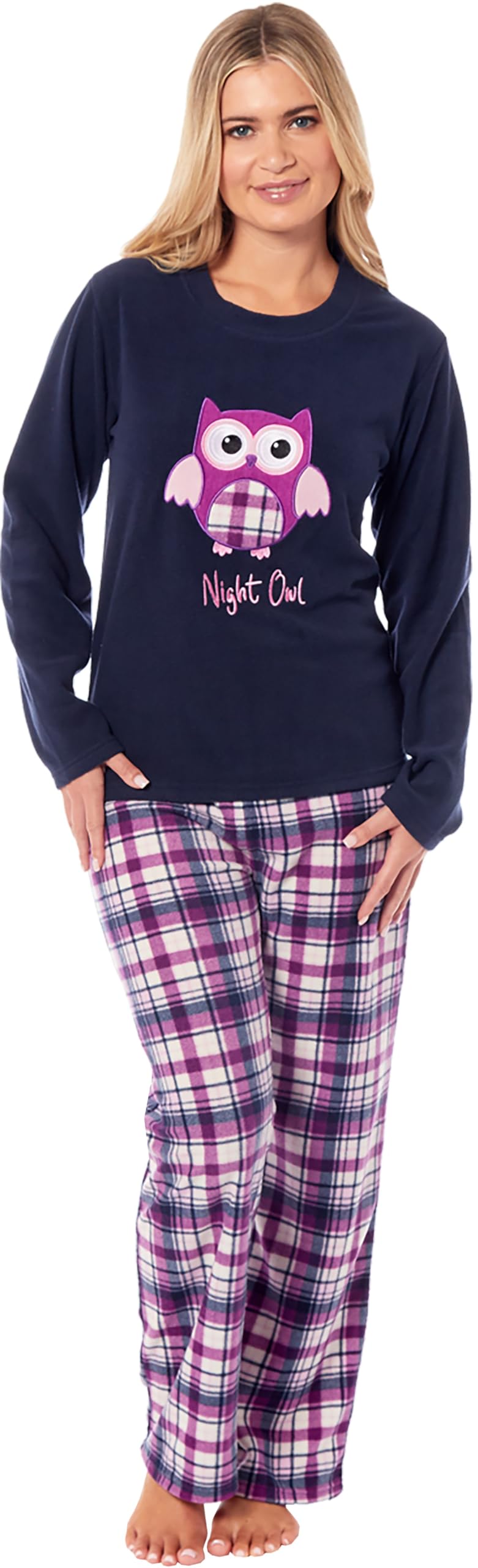 KATE MORGAN Womens Pyjamas Warm Fleece Pyjamas for Women Sets Pjs S-XL | Soft Twosie Pyjam...