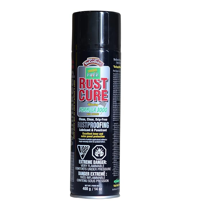 Buy Rust Cure Formula 3000 Aerosol, Great for Vehicles, Buses, Tractors