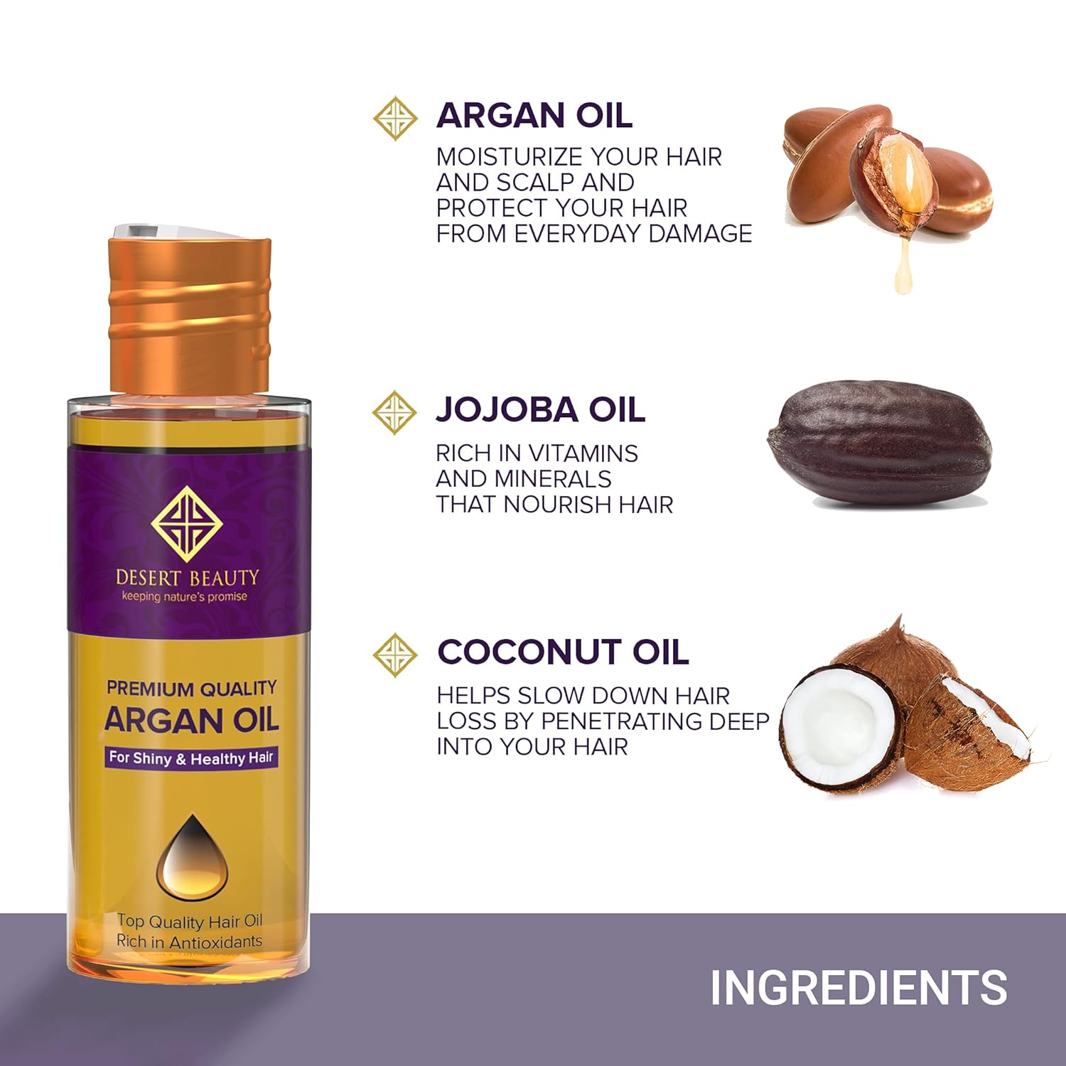 Neck Firming Cream (3.38 oz) + Argan Oil (4 oz) Bundle - Advanced Formula for Tightening & Lifting Sagging Skin + Moroccan Oil for Hair Treatment for Dry Damaged Hair