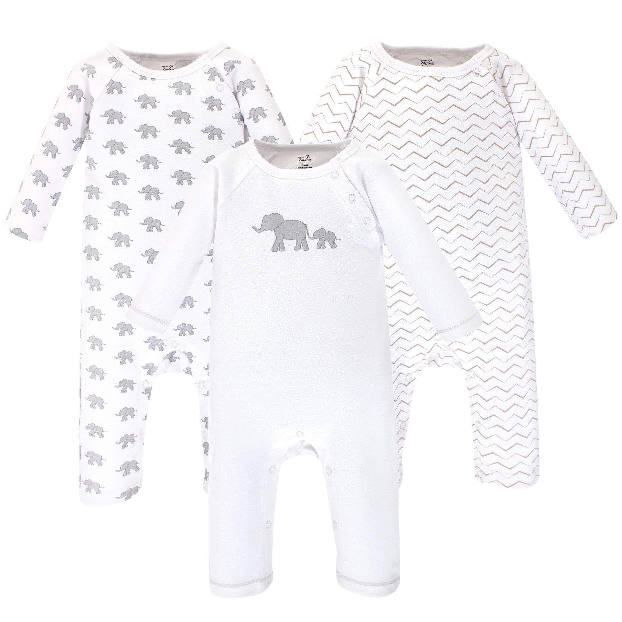 Touched by Nature Baby-Jungen Unisex Baby Overall und Union Anzüge aus Bio-Baumwolle - - 6-9 Monate