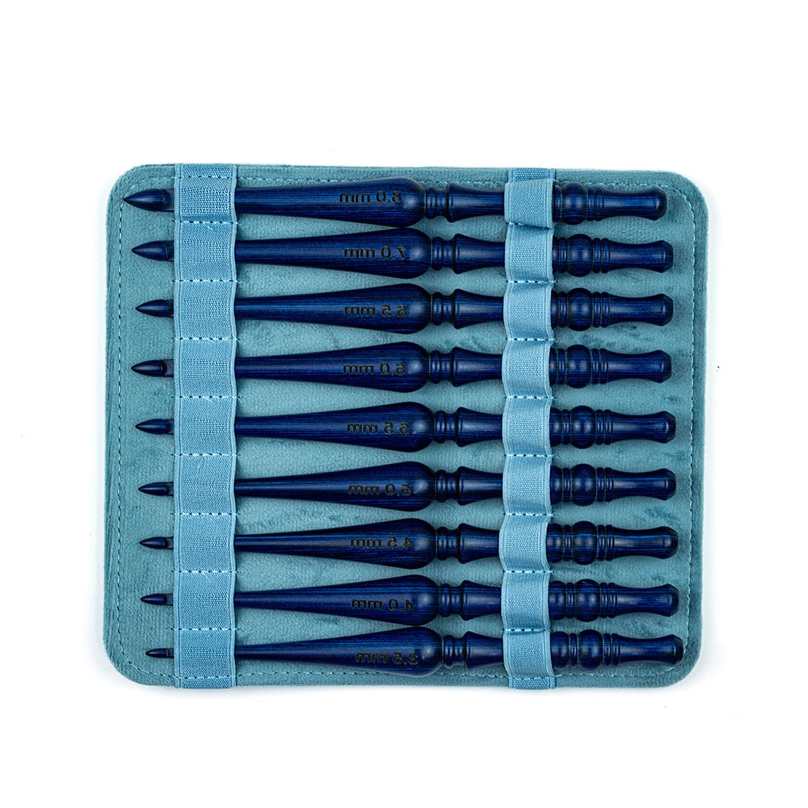 Kangnice Retro Design Wooden Crochet Collection for Crafting Comfort Crochet Hook Set Ergonomic Fasteners
