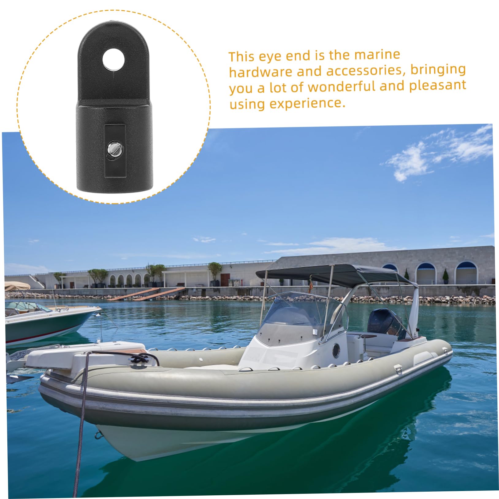 ibasenice Rv Awning Ersatzteil Kleine Augen-endkappe Für Boot Yacht Baldachin Praktische Und Leichte Halterung Für Sonnenschutz Und Bootszubehör