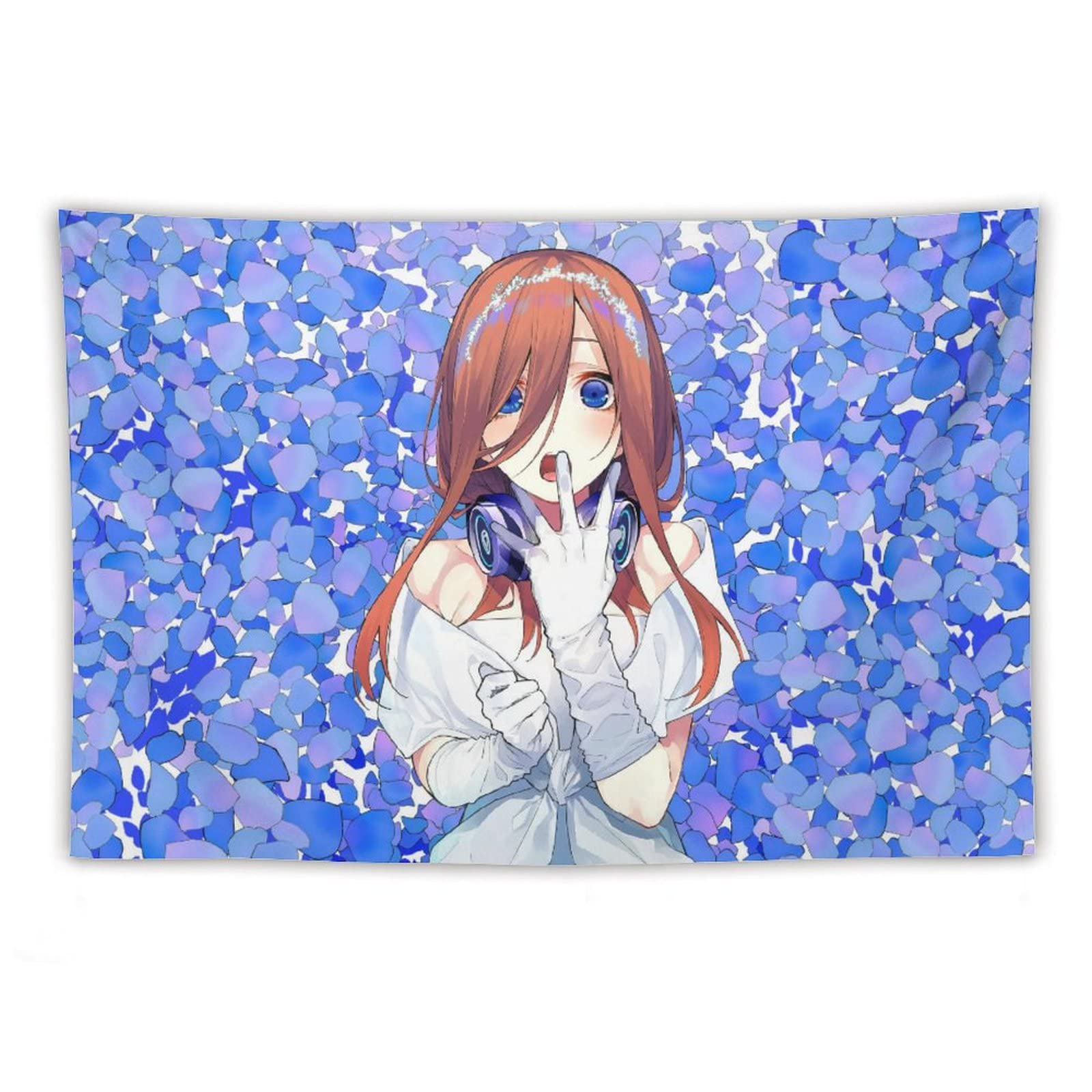 五等分の花嫁 中野三玖 タペストリー Amazon｜五等分の花嫁 中野三玖 タペストリー 写真の背景ライブ放送の