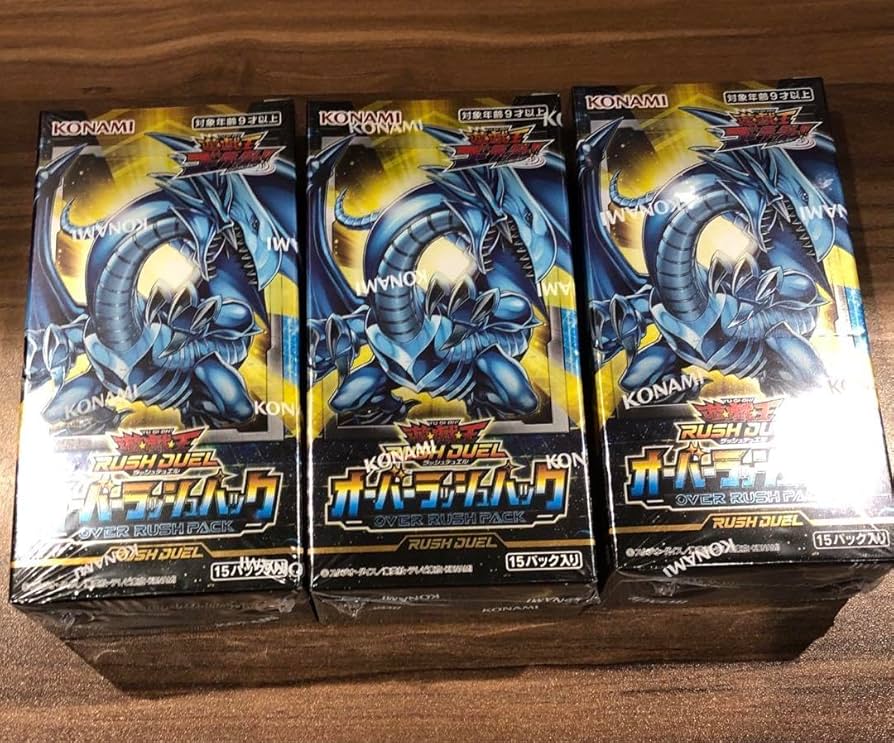 遊戯王　ラッシュデュエル オーバーラッシュパック 3BOX Amazon.co.jp: 遊戯王ラッシュデュエル オーバーラッシュパック