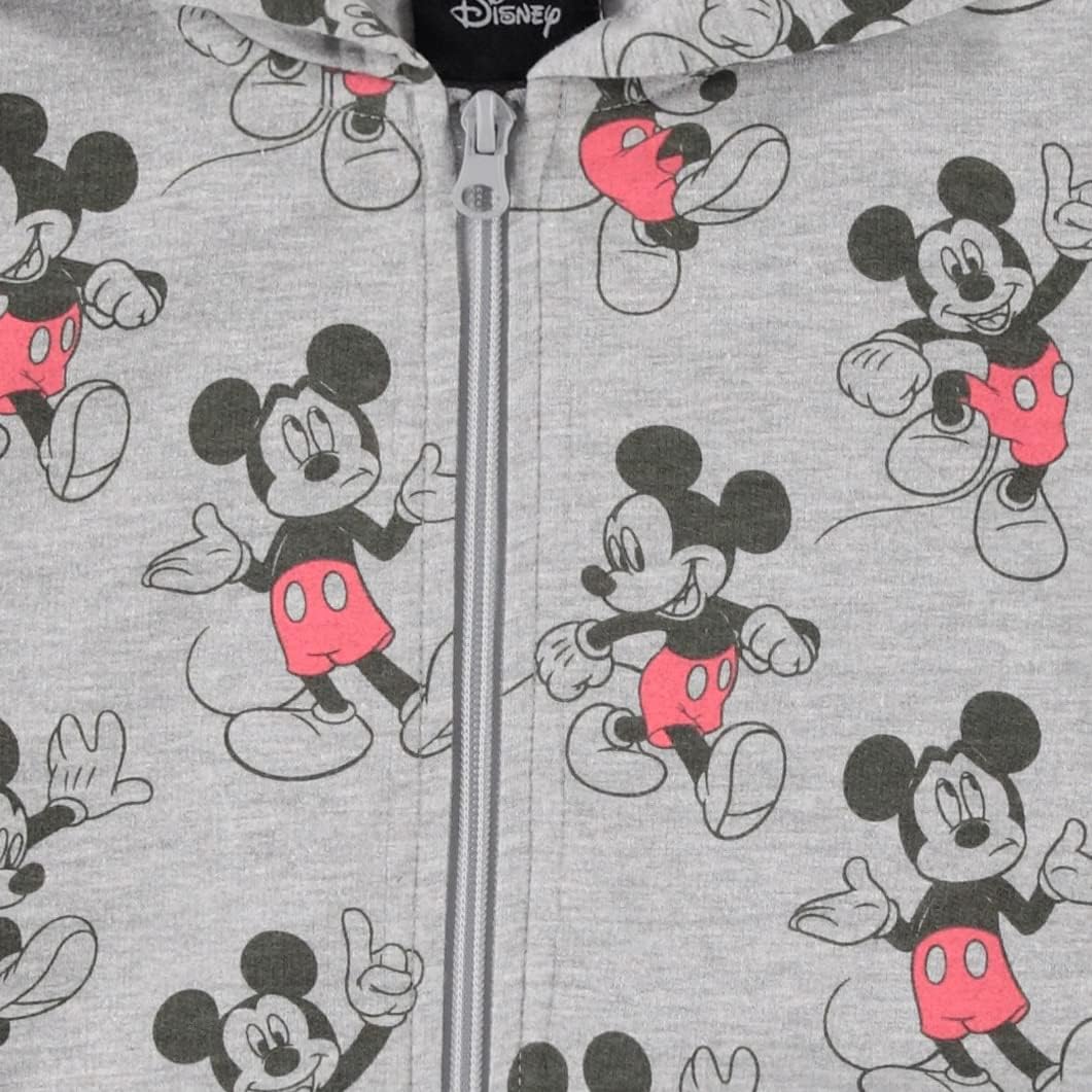 Boys Toddler Mickey Mouse Hoodie - Mickey Mouse Classic Toddler Boys Zip Hoodie - Image 5