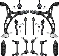 Vista 28 de Detroit Axle - Kit de suspensión frontal de 15 piezas para Jeep Grand Cherokee 99-04 1999 2000 2001 2002 2003 2004, brazos de control superior e