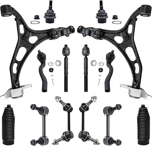 Miniatura 44 de Detroit Axle - 4WD Front End 14pc Kit de suspensión para Ford F-150 F-250 Expedition Navigator, 2 brazos de control superior 2 rótulas inferiores 2