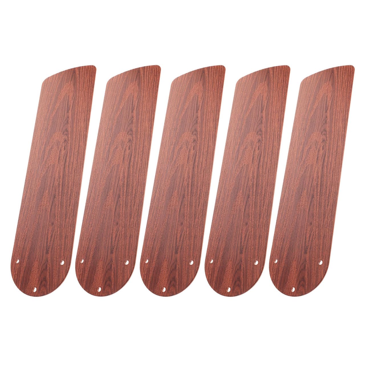STOBAZA 5 Pièces Accessoires Plastique Ventilateurs en Plafond Marron de Ventilateur pour Remplacement des Pales pour Fête, Bras des Pales Universels et Solide