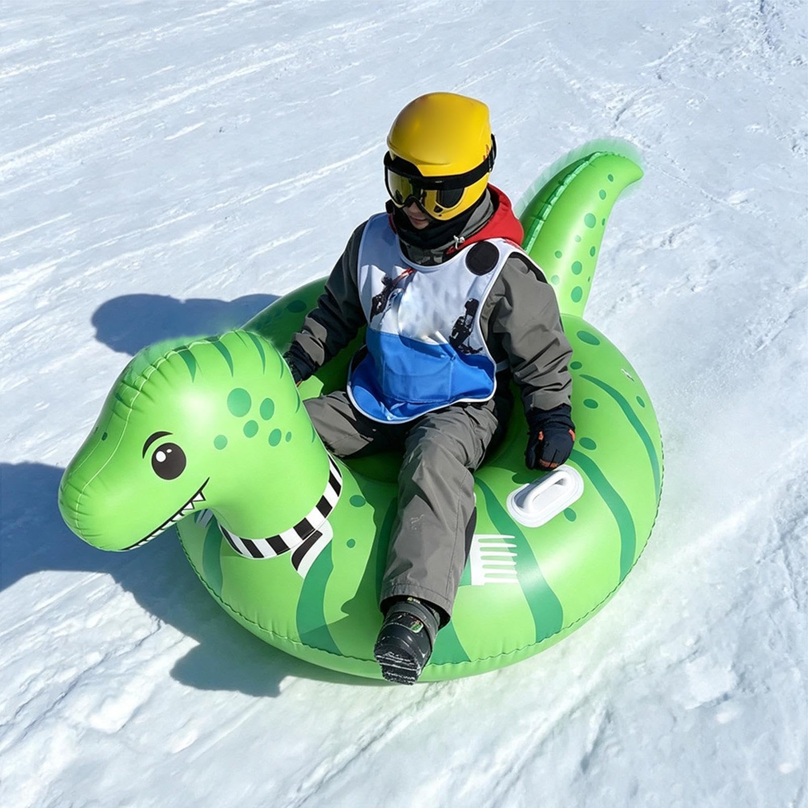 Ciambelle da neve Giochi invernali dinosauro cartoon per slitta con
