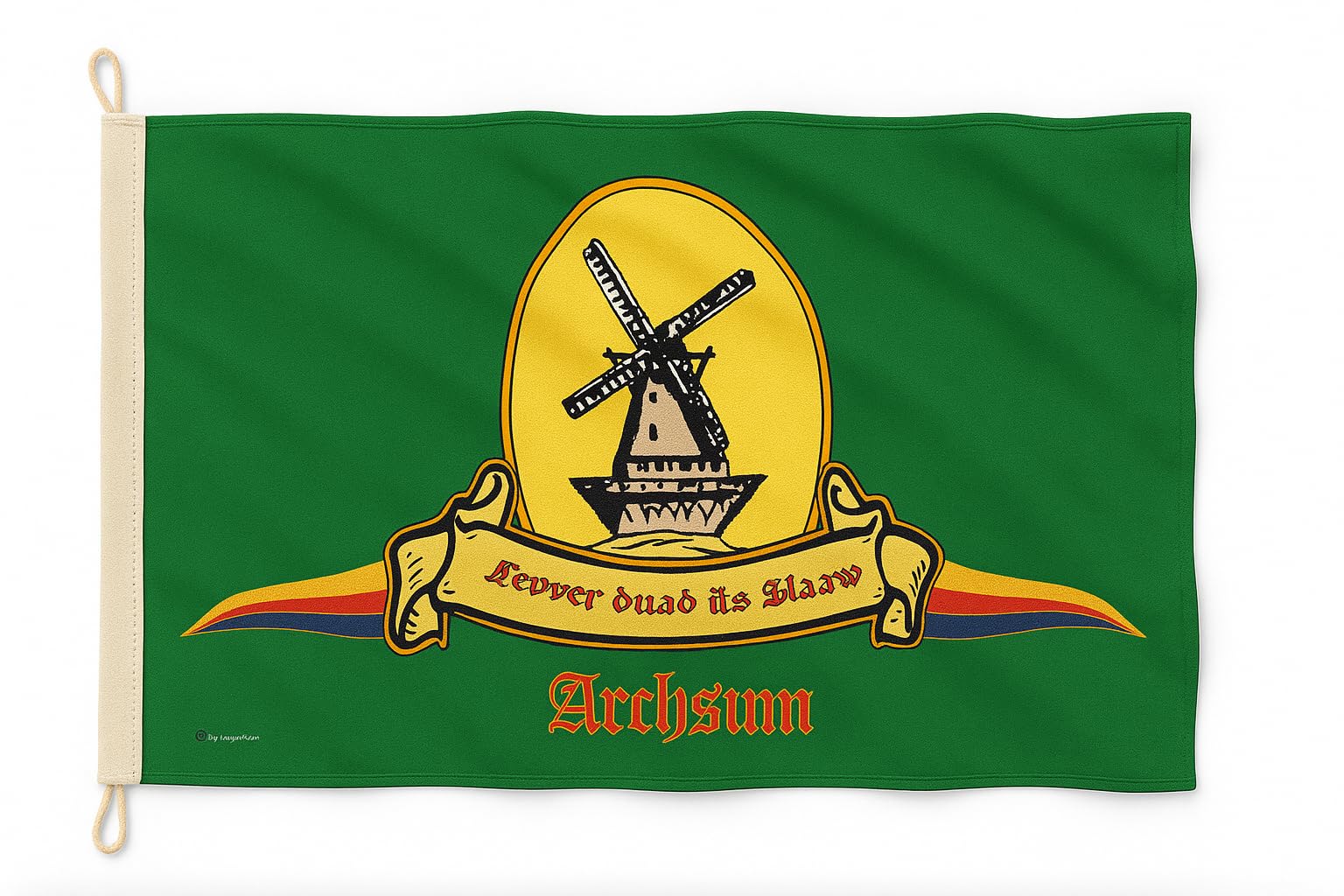 Drapeau de navire Archsum de Sylt pavillon maritime haut de gamme