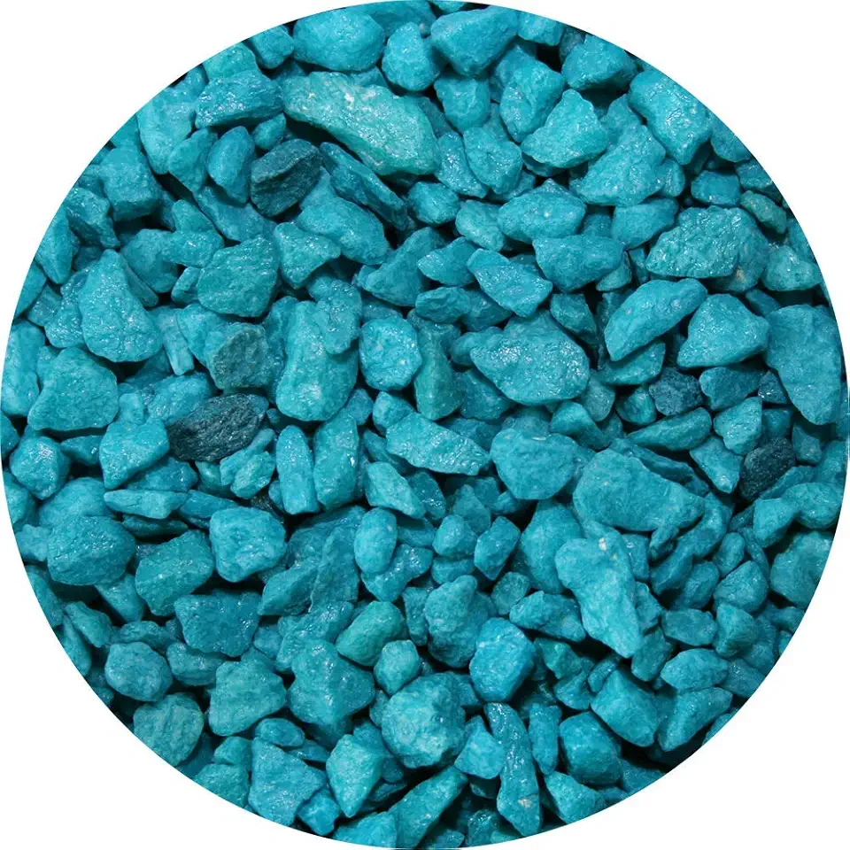 Special Turquoise Aquarium Gravel for Freshwater Aquariums, 5-Pound Bag
