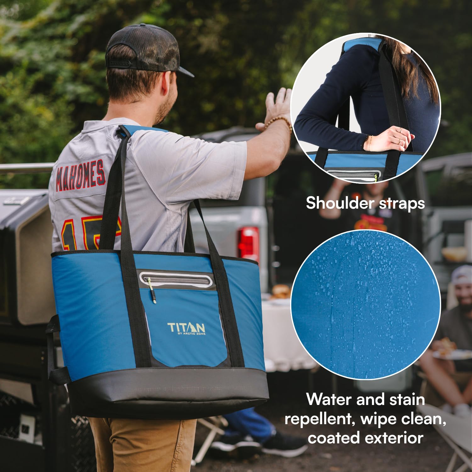 Titan 30 Can Tote, Blu marino