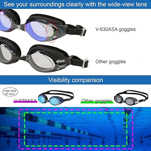 Miniatura 5 de Ver natación Gear V-630ASA Swipe Fitness gafas de natación