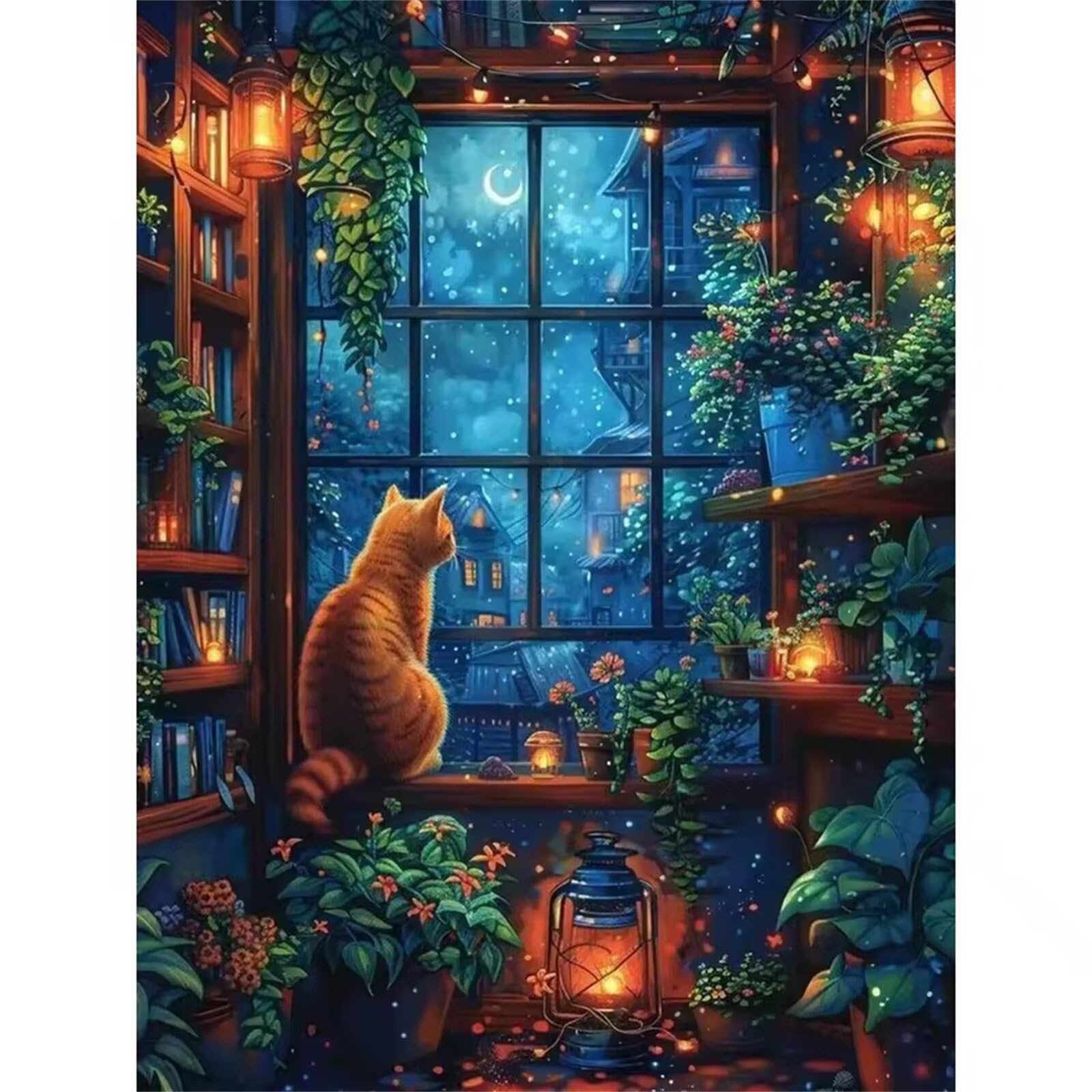 Puzzle 1500 sztuk dla dorosłych, puzzle do samodzielnego wykonania, puzzle stymulujące zabawki edukacyjne wystrój domu (badanie roślin koty)