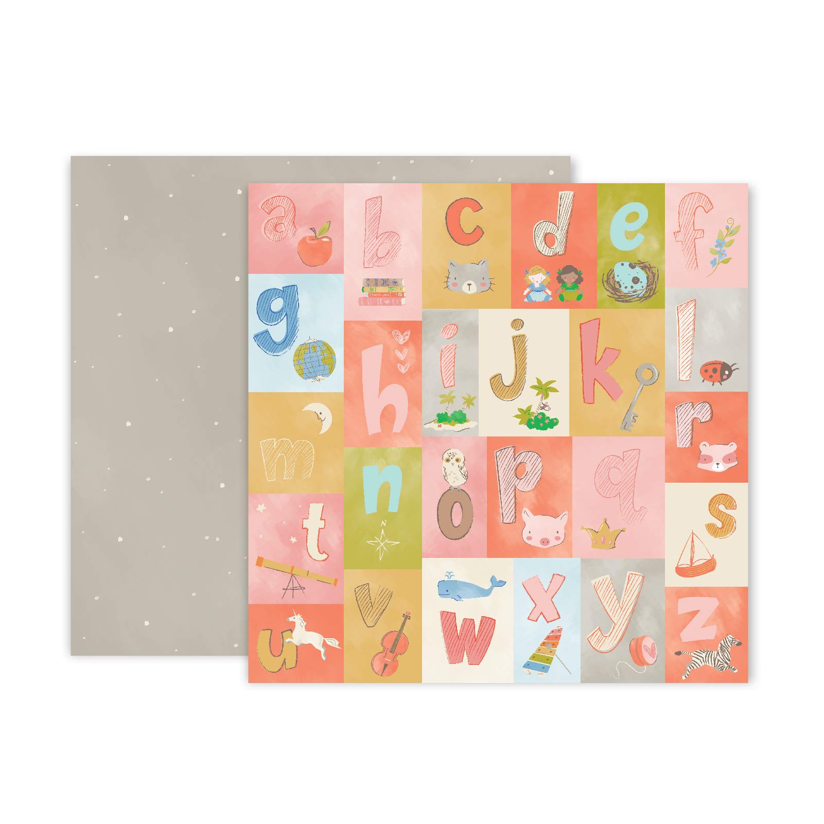 American CraftsAmerican Crafts Pink Paislee 4 Paper, Multi