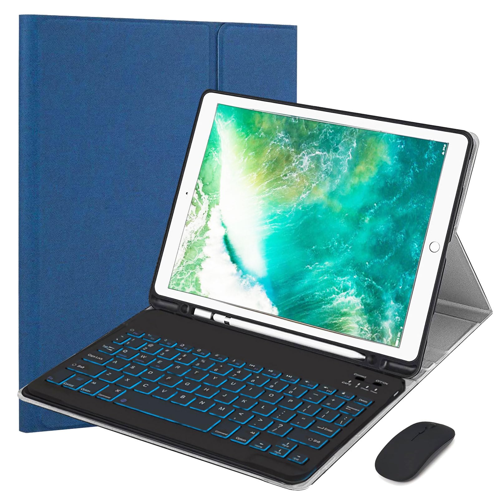 Custodia Tastiera per iPad PRO 12.9" 2017/2015 TPU Porta Penna