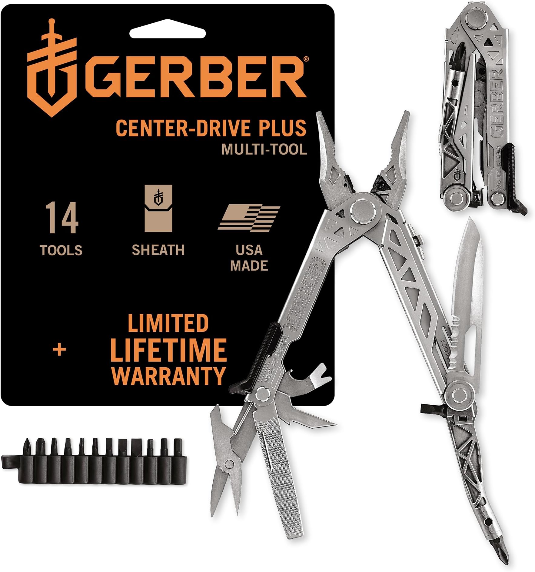 Gerber Center-Drive Plus Multi-Tool with Bit Set (1)