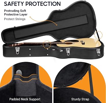 CAHAYA 41 ABS Plastic Acoustic Guitar