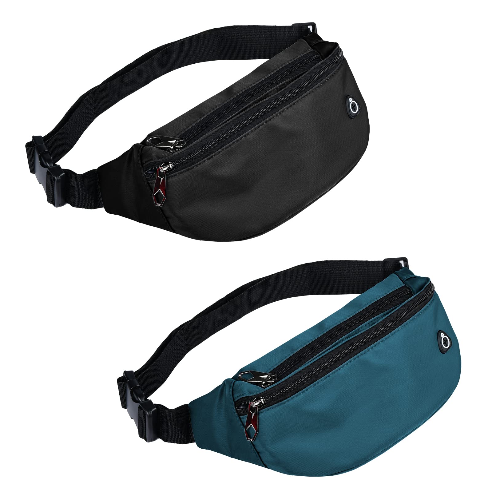 Fanny Pack for Men Women, Waterproof Sports Waist Bag Pack, Belt Bag for Travel Hiking Running