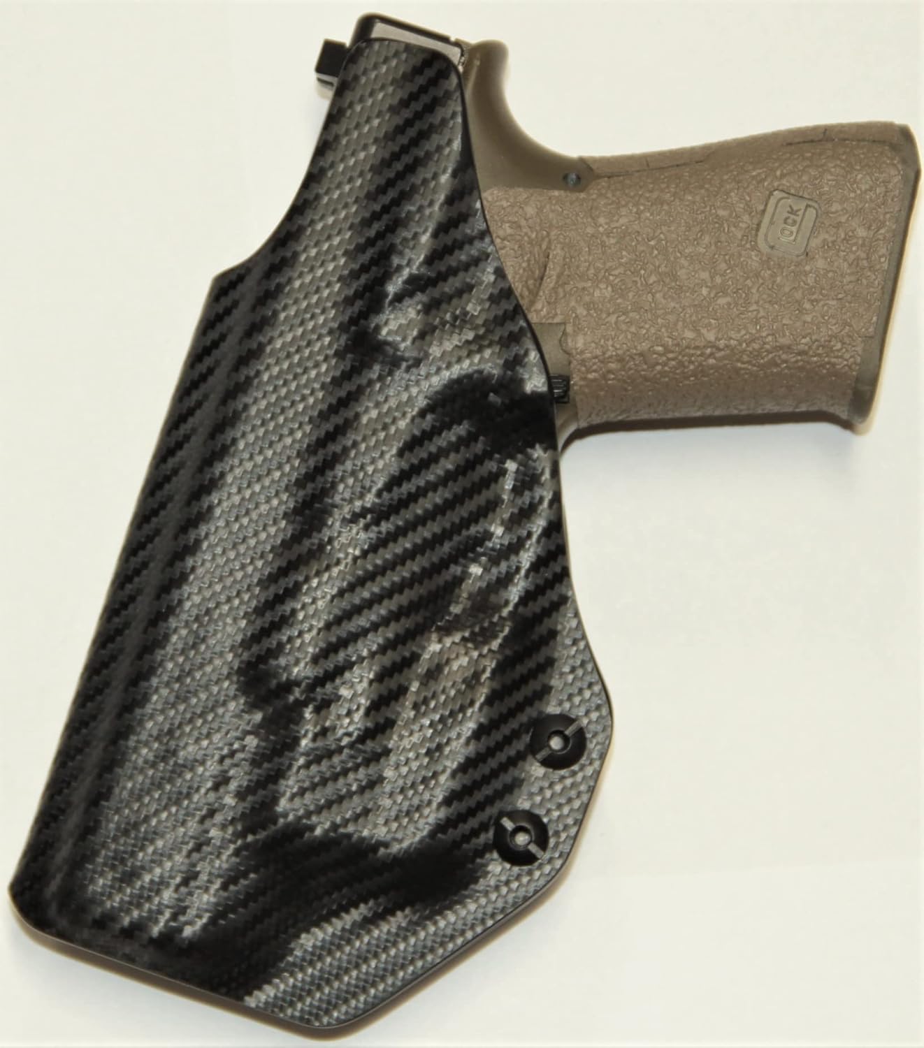 REVKEL Custom Kydex Molded IWB Holster for Smith & Wesson M&P Shield 9/40 w/Crimson Trace LaserGuard Pro (LL-801) Black Right Hand Draw. Hand Crafted in Texas, USA.