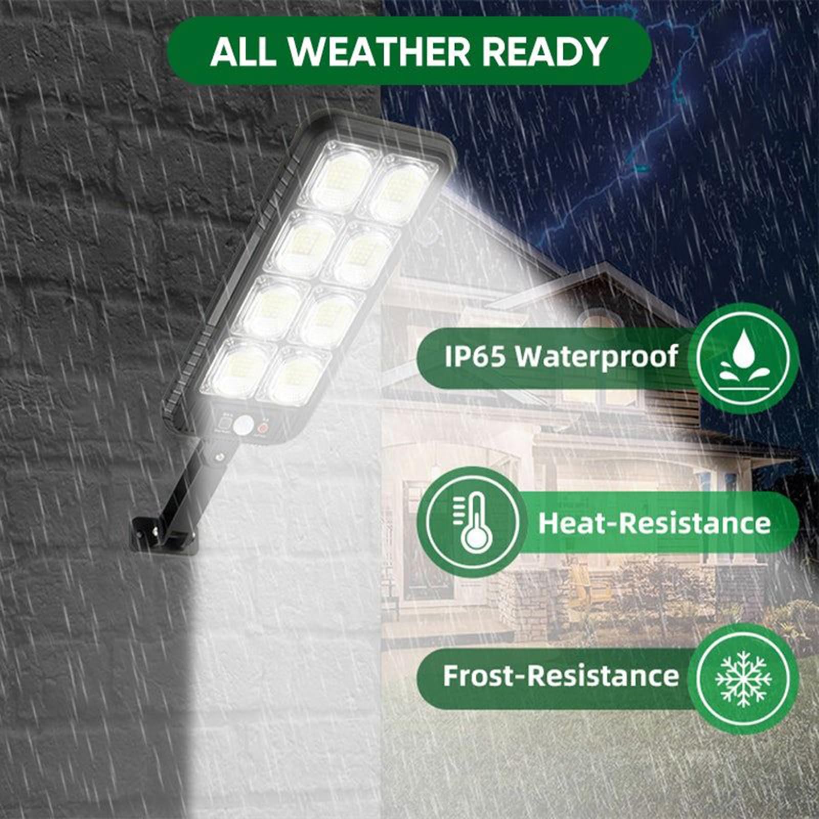Générique Lumière Solaire Pour Rue Luminaires Paysagers pour Allées | Détecteur Mouvement Luminaire pour Jardin Terrasse Cour Pelouse Parc