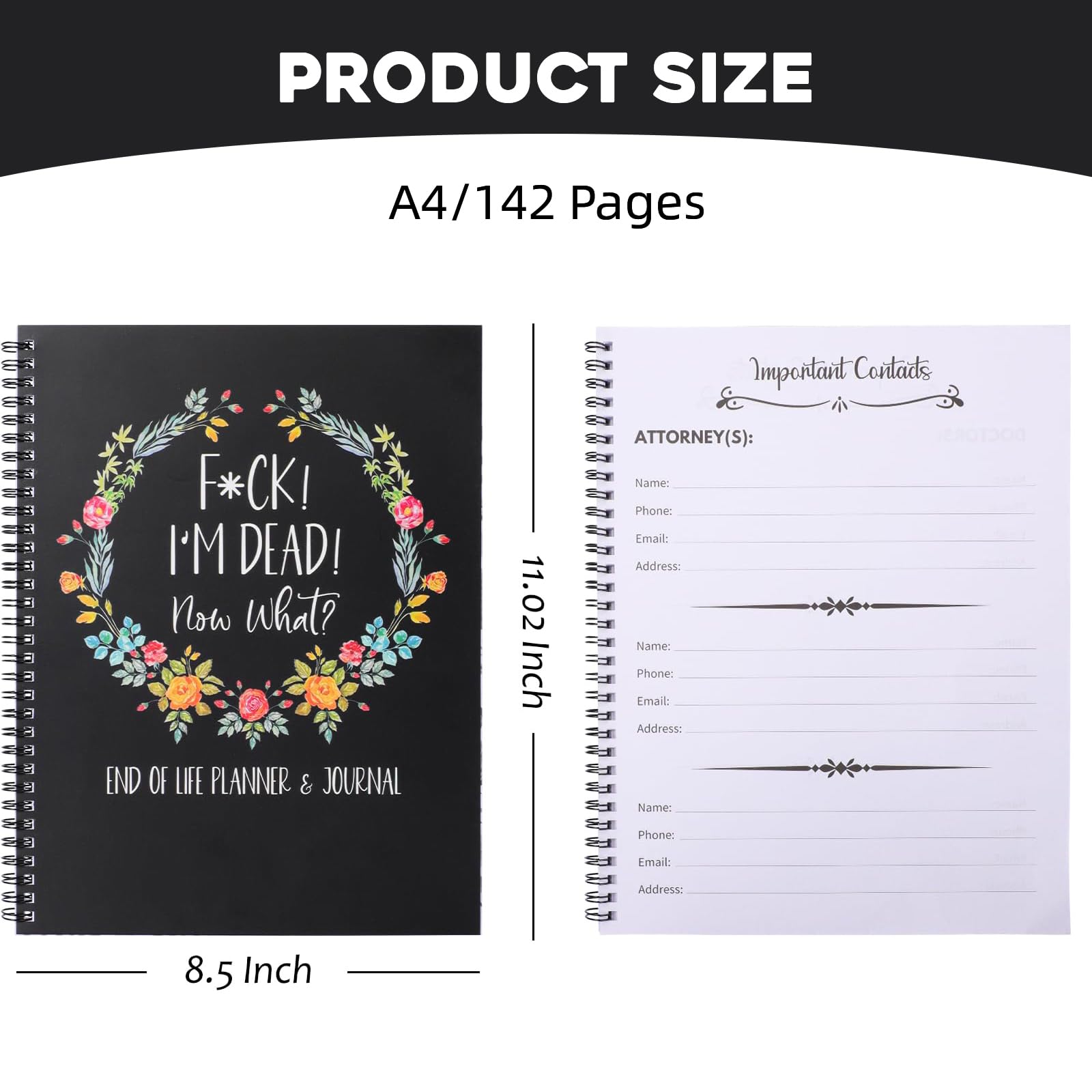 Sorry It's Your Problem Now Because I'm Dead: End Of Life Planner Funny - View #8