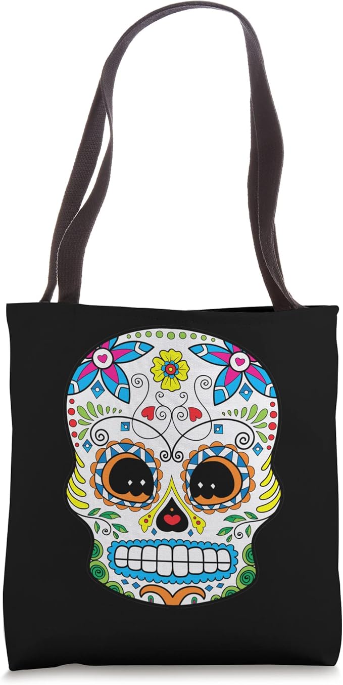 Sugar Skull Day of the dead Dia de los Muertos Tote Bag