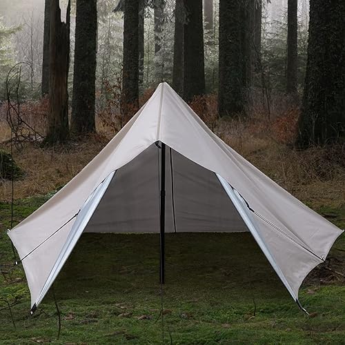 Miniatura 6 de Bearhard Lona impermeable para camping, hamaca ligera, protección UV y lona impermeable de poliuretano de 118.110 in, lona impermeable para