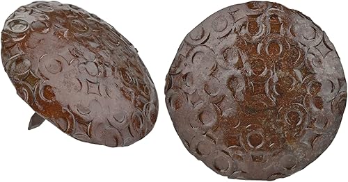 Miniatura 10 de Serie Piazza by Borderland Rustic Hardware  Clavos redondos de 1.0in  Hecho a mano  Negro  Pack de 10