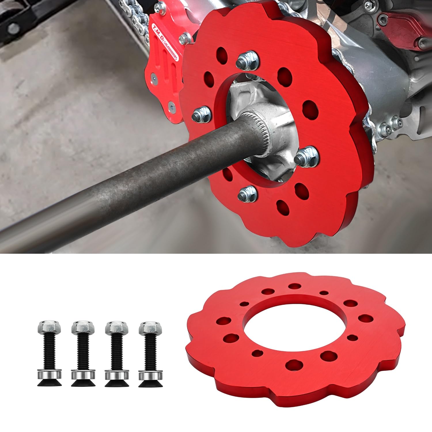 Amazon.com: Canitu Motorcycle Rear Sprocket Guard, CNC 6061-T6