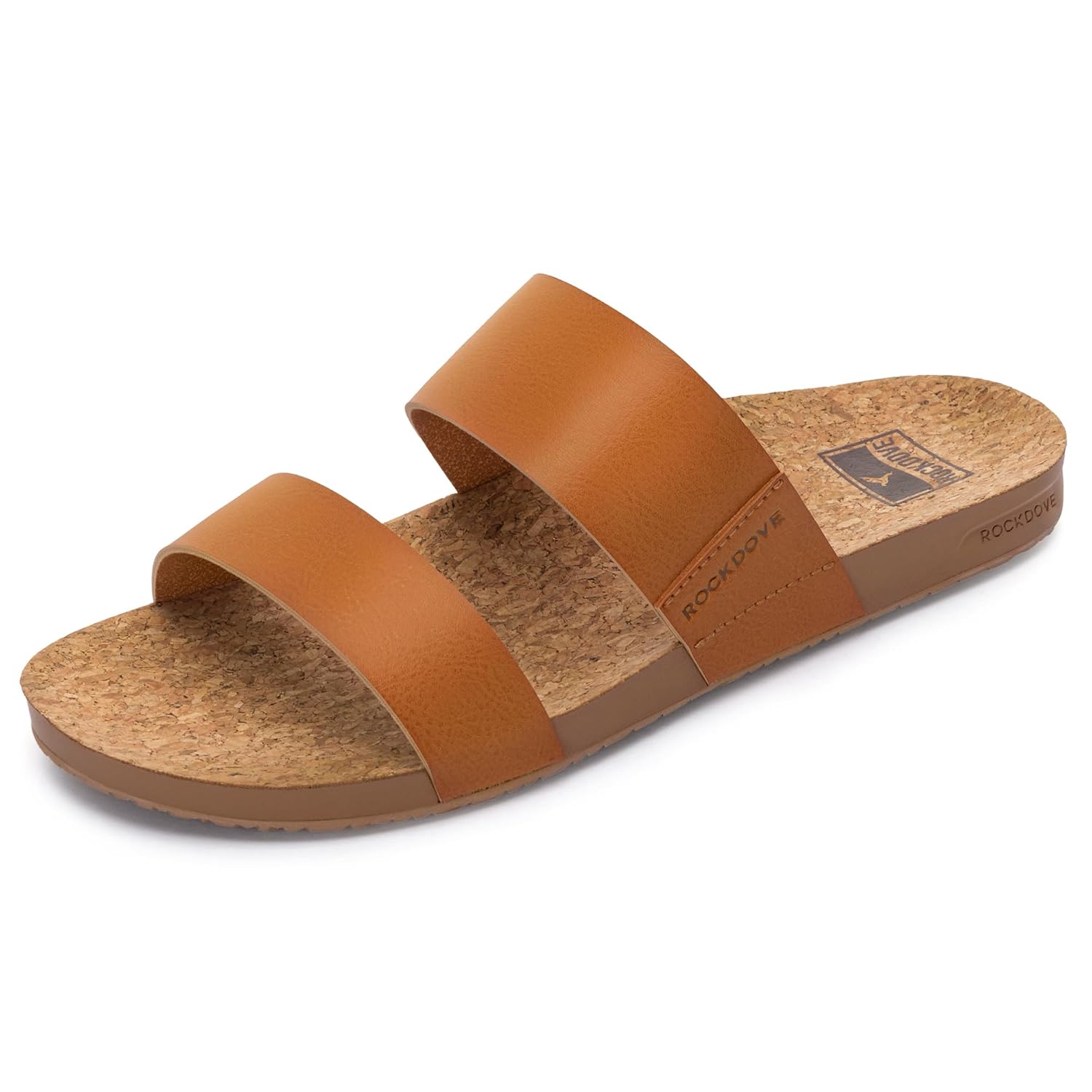 RockDove Womens Isla Slide Sandal with Cushioned Arch Support and Soft Dual Straps