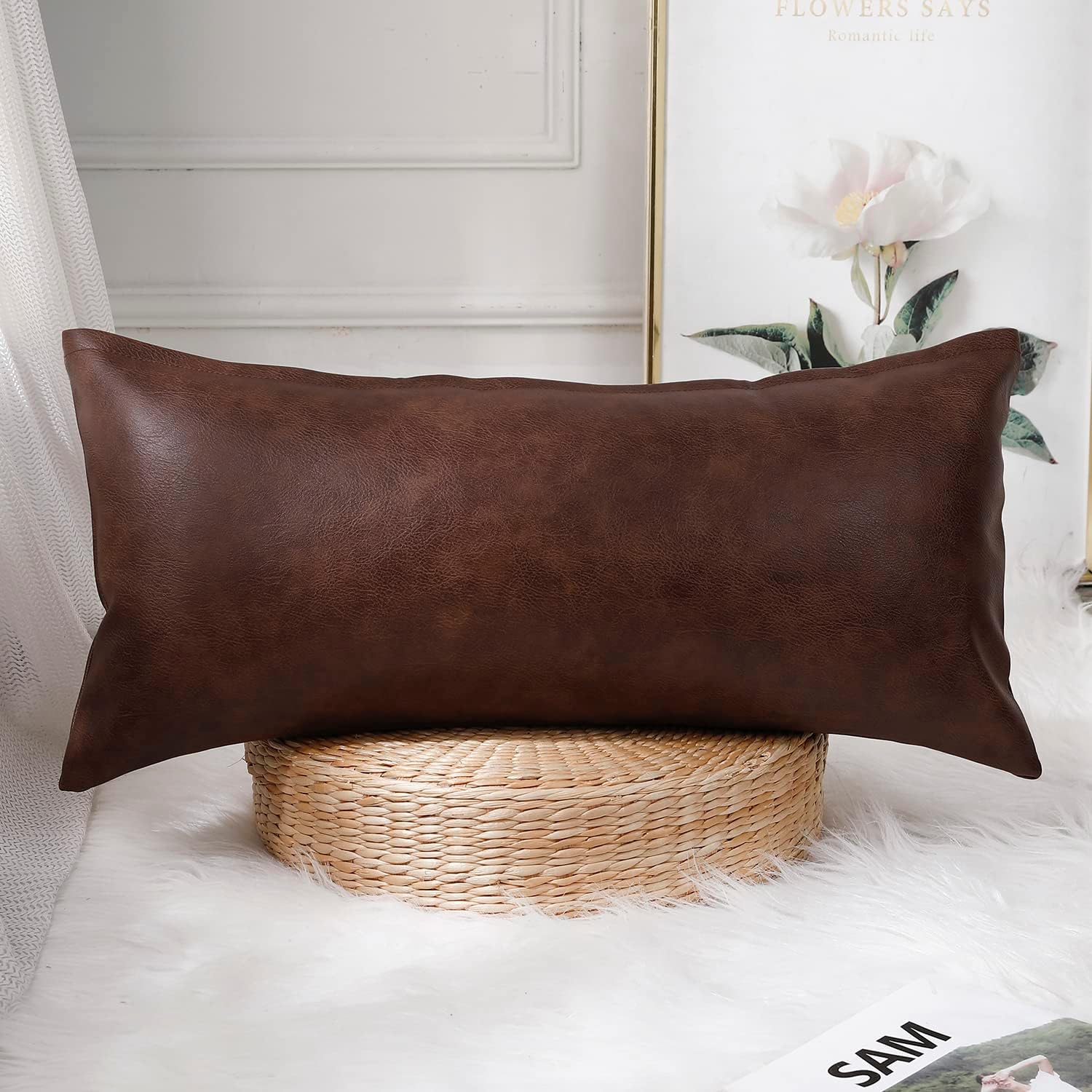 Coussin Tapisserie Art De Lys - Lapin Médiéval - 14x14 Pouces - Neuf