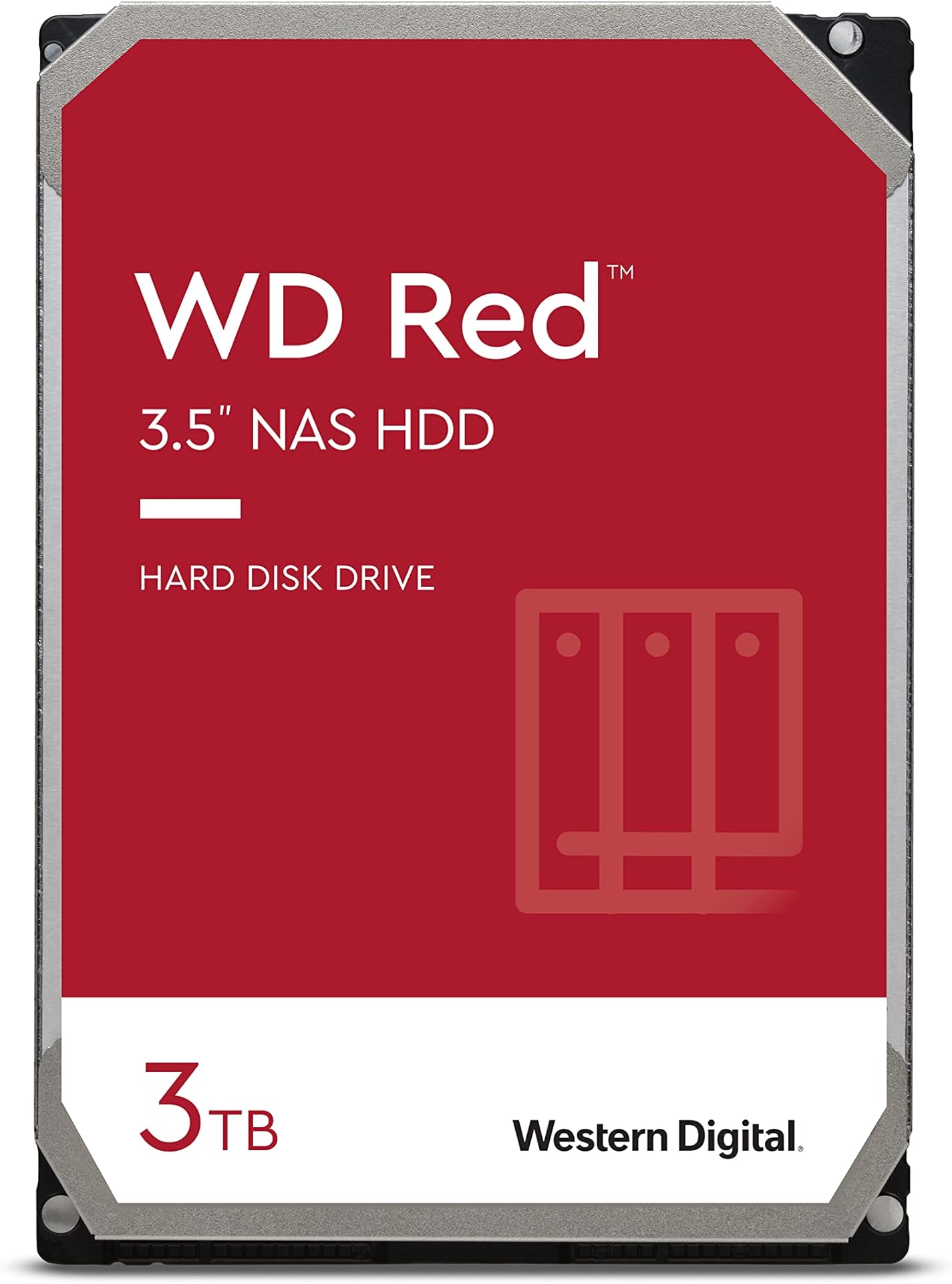 WD Red 3TB 3.5 Inch NAS Internal Hard Drive - 5400 RPM - WD30EFAX
