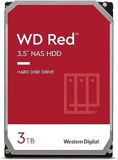 Western Digital 3TB WD Red NAS Internal Hard Drive HDD - 5400 RPM, SATA 6 Gb/s, SMR, 256MB Cache, 3.5" - WD30EFAX