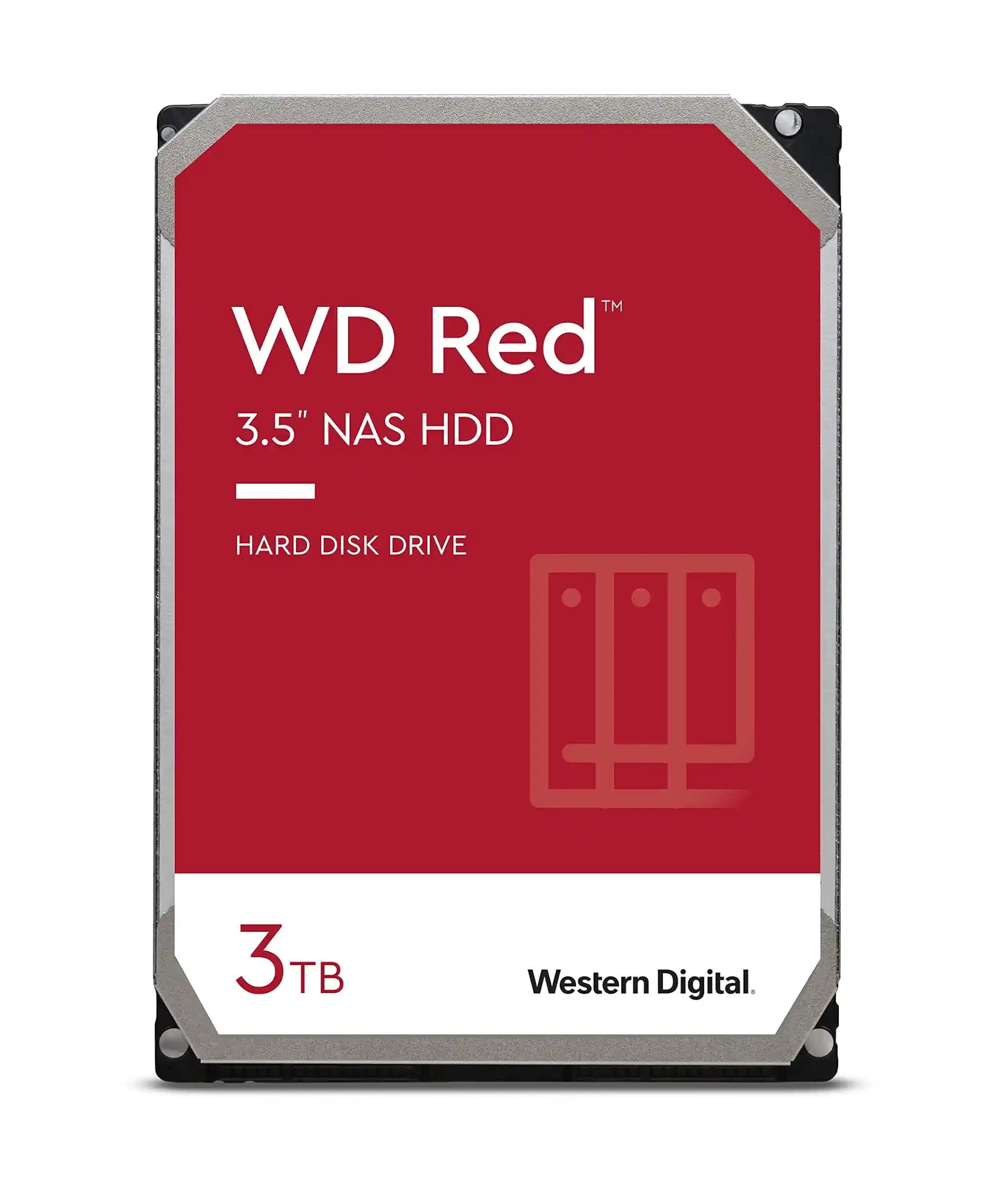 WD Red interne NAS-Festplatte 3 TB (3,5 Zoll, NAS Festplatte, 5400 U/min, SATA 6 Gbit/s, NASware-Technologie, 256 MB Cache)