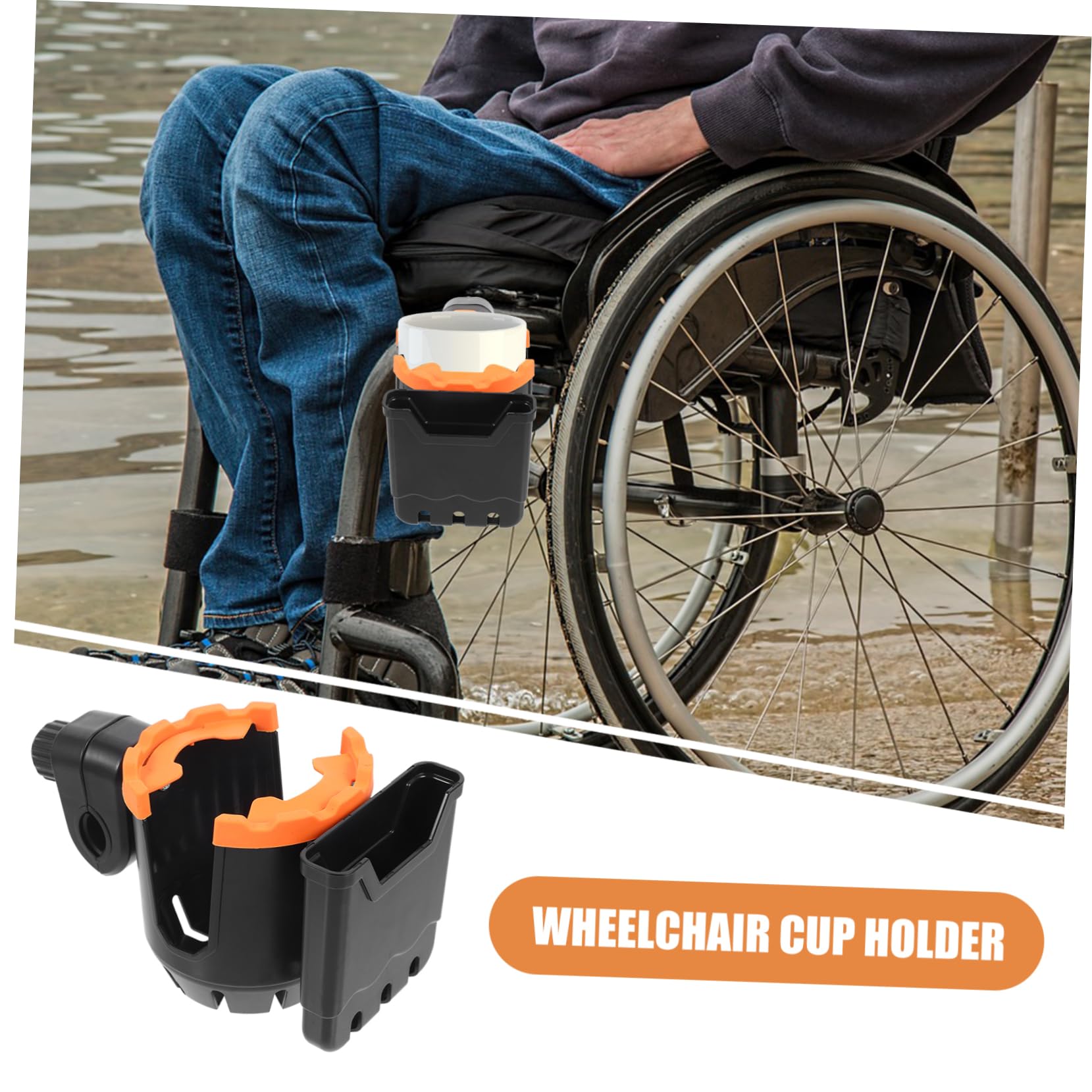 4 Pièces Porte-gobelet Walker Porte-gobelet Et Porte-Bouteille Porte-gobelet Universel Porte-gobelet pour Poussette Porte-gobelet à Guidon Porte-gobelet Vélo Caoutchouc Beaupretty