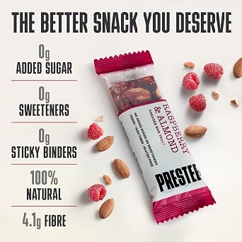 Presteez Taster Variety Snack Bars, Mix of Fruits & Nuts + Protein, 8 Pack