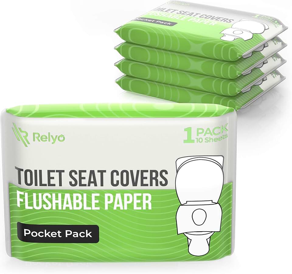 Flushable Biodegradable Toilet Seat Covers