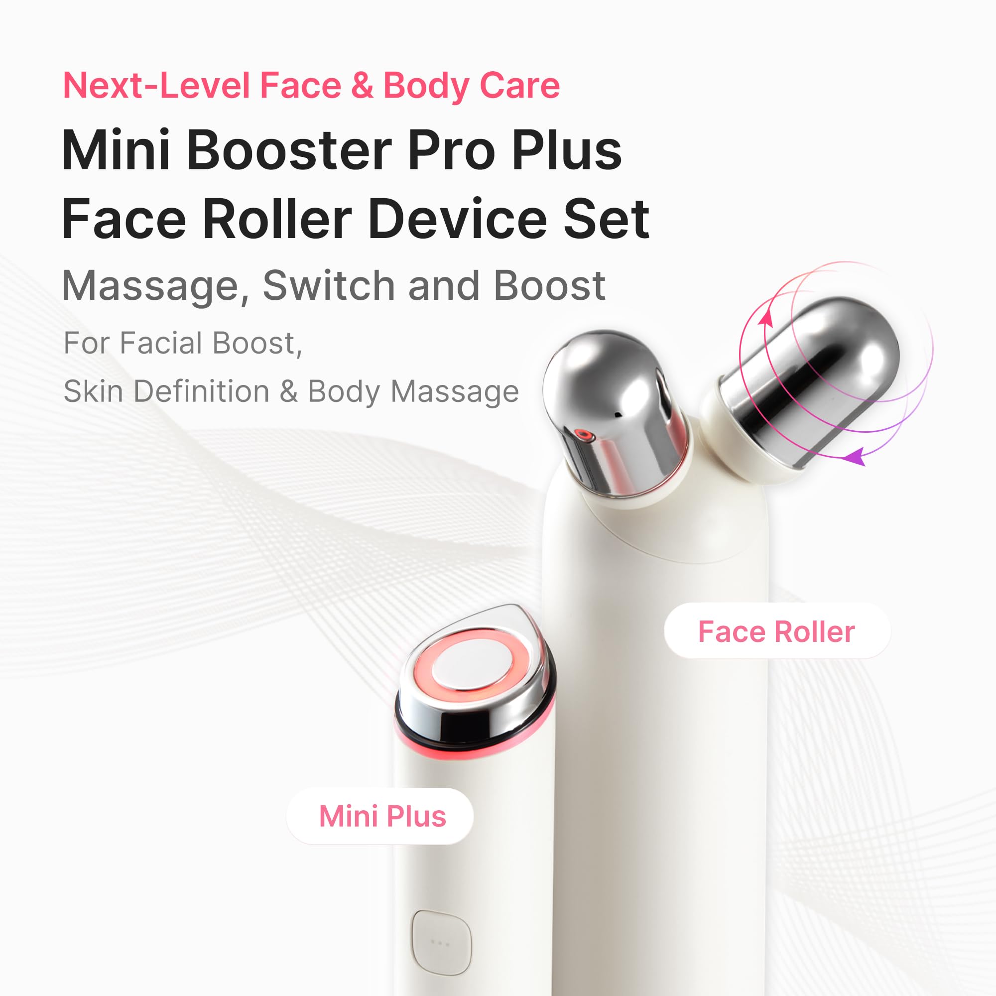 Amazon.com: medicube Mini Booster Pro Plus Face Roller Device Set