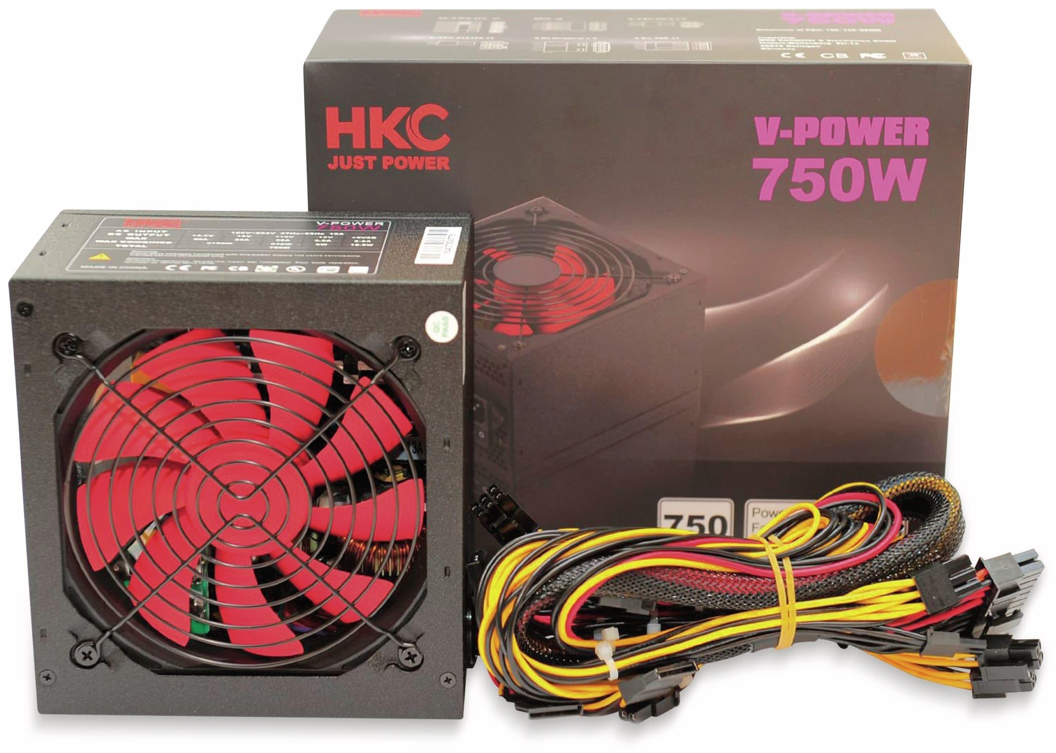 Hkc 311611 Alimentatore Per Pc 750W Atx 2.2 Ventola 12Cm Nero - 4