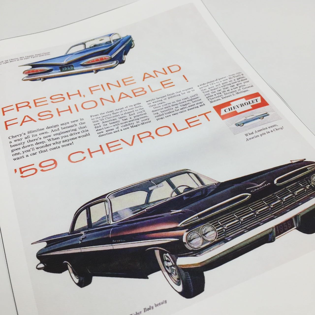 シボレーインパラポスター Amazon.co.jp: シボレー インパラ 59 ポスター キャンバス インテリア