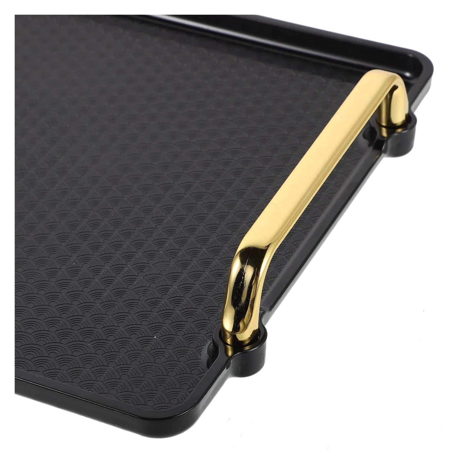 Bandeja for bañera Organizador de Estante baño Multiusos Rectangular Negro