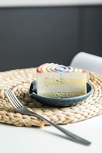 Miniatura 7 de Gomakren Soporte para cuchara para estufa, soporte para cucharón de espátula, bonitos reposamucheras de café, soporte grande de 5 pulgadas para