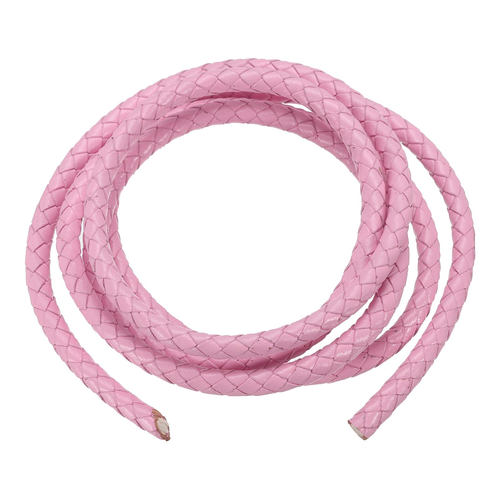 PATIKIL Round Braided Leather Cord