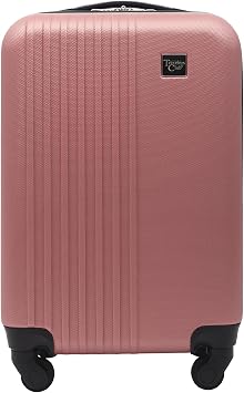 Travelers Club Cosmo Luggage, Rose Gold - 20 Inch, 20-Inch