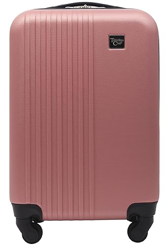 Travelers Club Cosmo Luggage, Rose Gold - 20 Inch, 20-Inch
