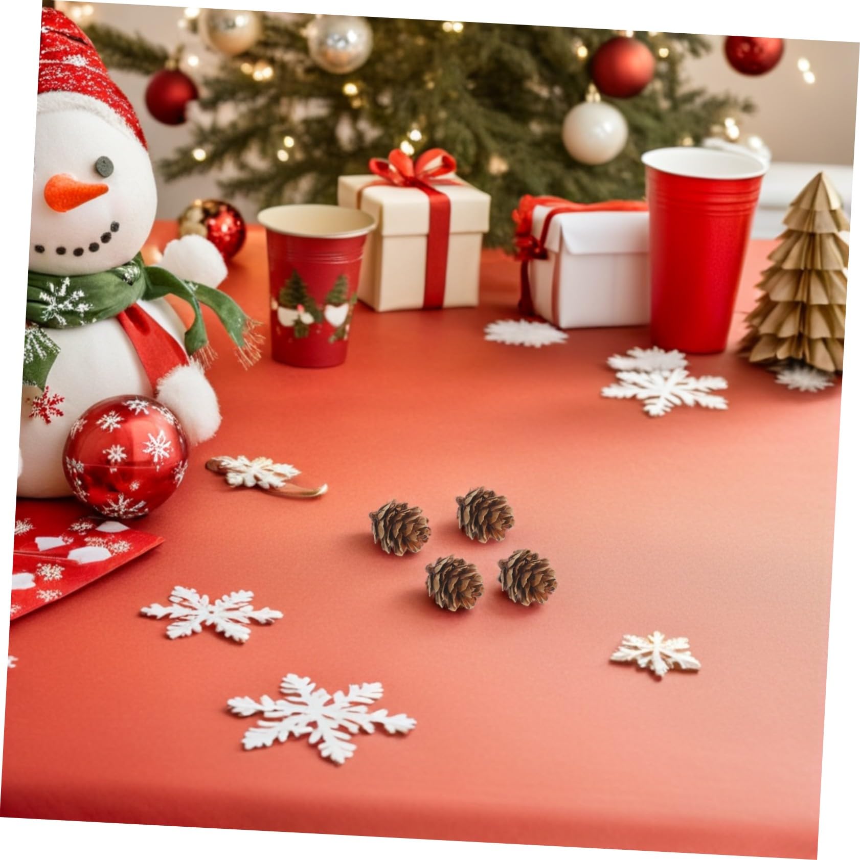 Ipetboom 1 Caja Mini Piñas para Decoración Navideña Rústica Adornos Colgantes para Árbol de Invierno Manualidades Festivas Reutilizables Pequeñas