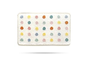 Molesun Floral Bathroom Rug: The Perfect Non-Slip Bath Mat for Kids
